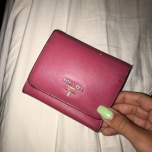 **SOLD****Pink Prada Wallet